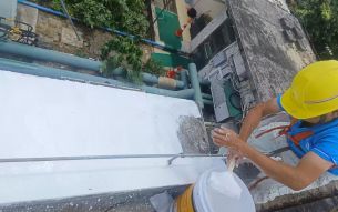 幾十年的舊樓房滲水問題得到完美解決